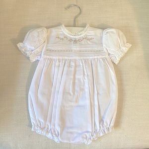 Feltman Brothers Embroidered Romper Bubble - 3m